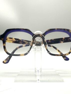 SEE 8144 Tortoise Purple Square Eyeglasses Frames Made in Japan 49-20-145 C73